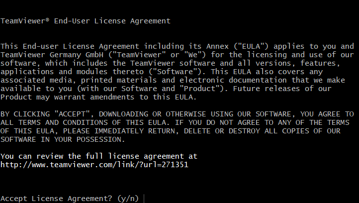 博客树莓派TeamViewer同意用户协议