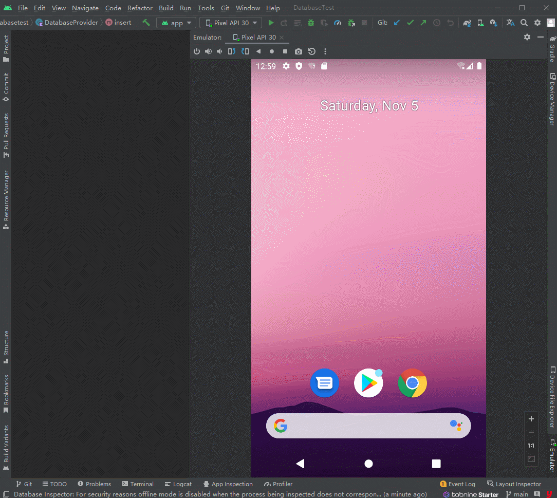 博客第一行代码三打开AppInspection