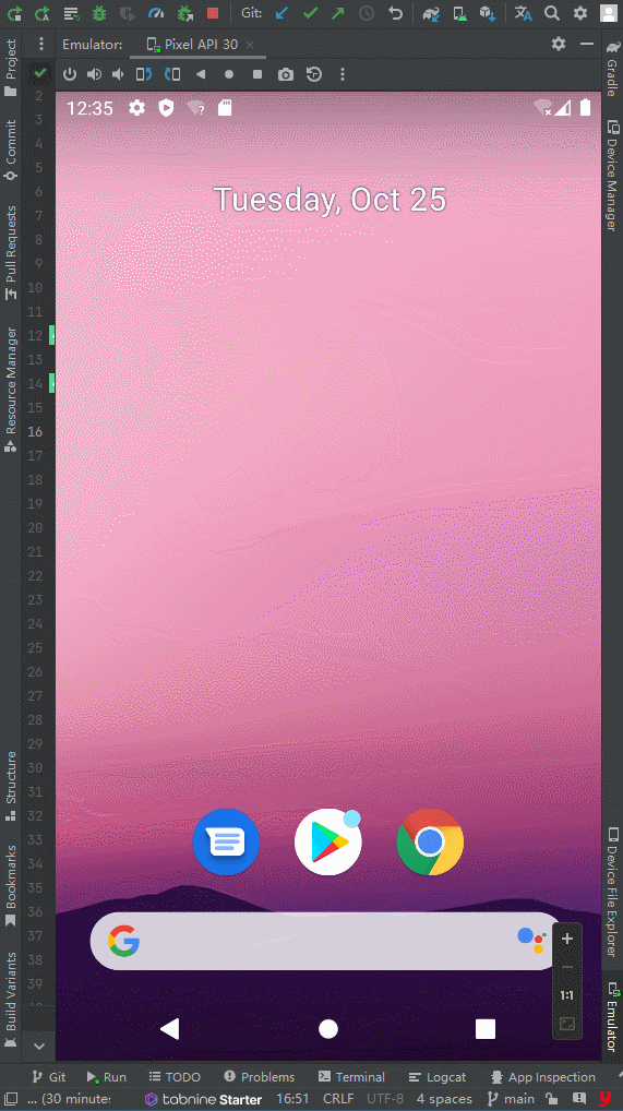 博客第一行代码3模拟器重启选项