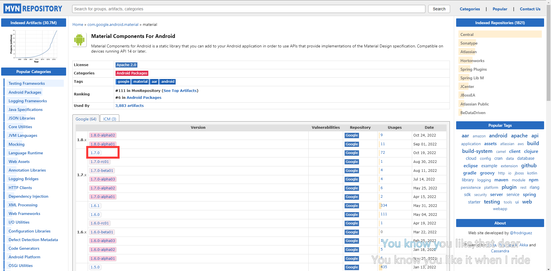 博客第一行代码3material依赖MVN最新依赖