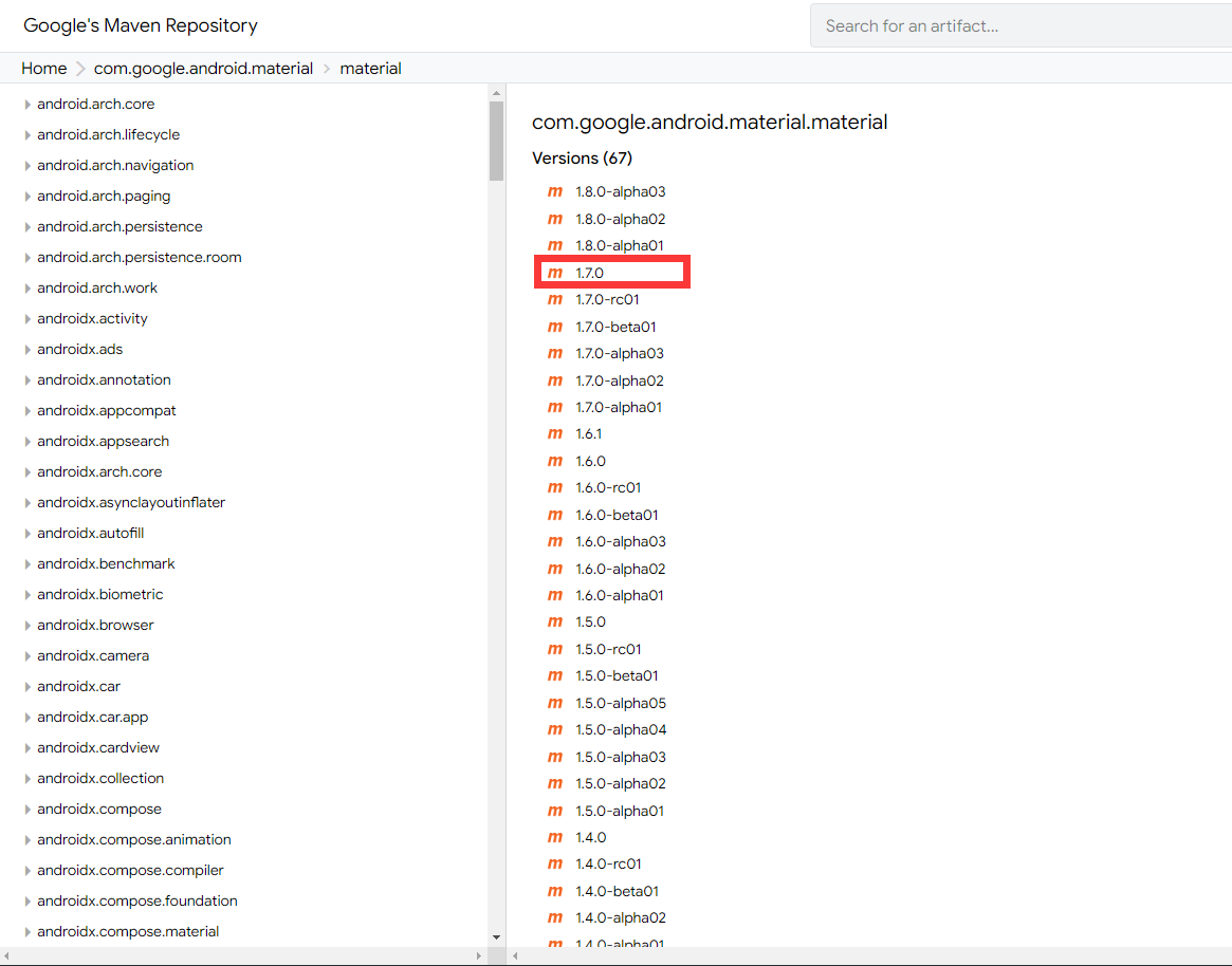 博客第一行代码3material依赖google最新依赖