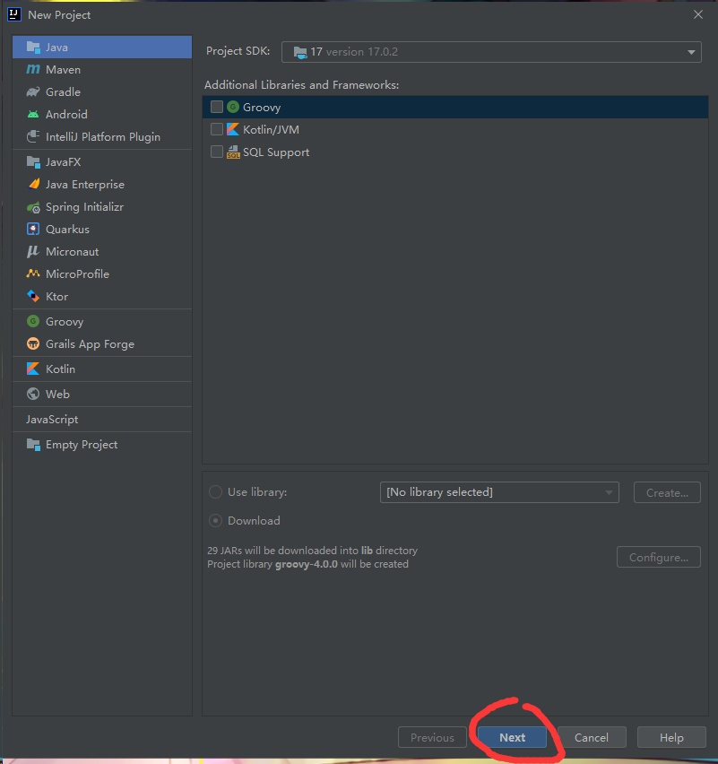 博客IDEA新建项目2
