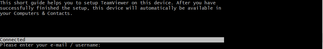 树莓派安装TeamViewer登录用户