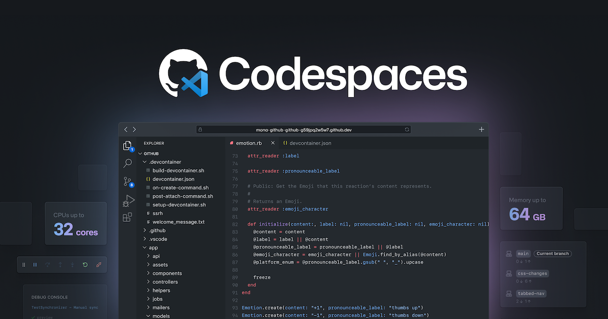 vscode、github、gitpod、docker等codespace容器配置