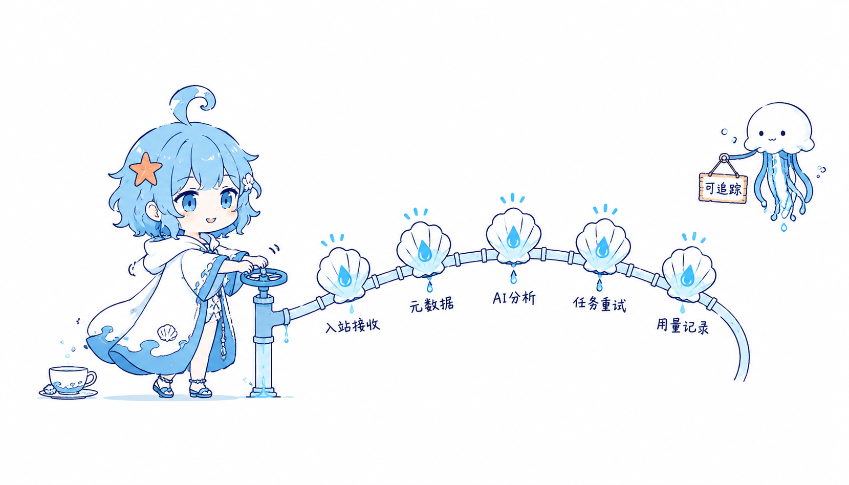 AI邮件网关核心功能处理流水线