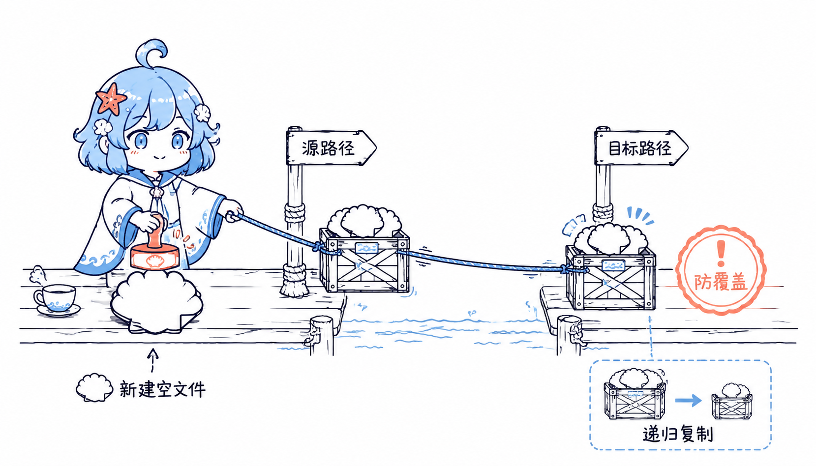 Linux 文件创建与复制流程