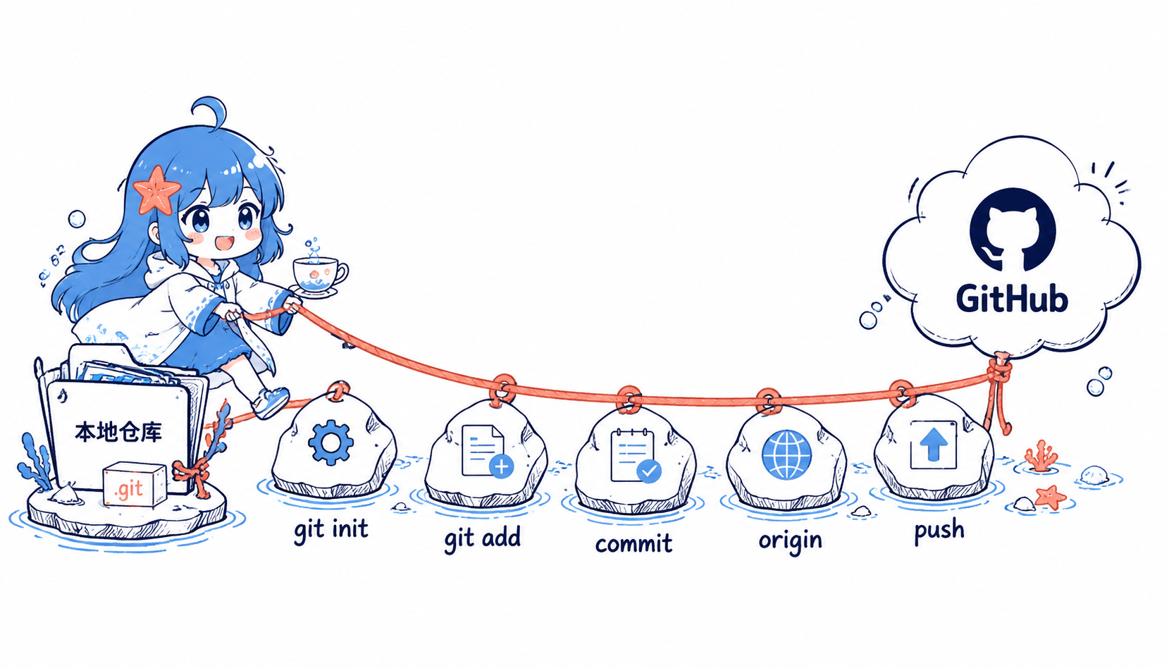 本地仓库推送到 GitHub 流程